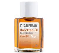 DIADERMA Olio di carota, 30 ml, nuova ricetta con Q10: dona una carnagione fresca, previene le rughe, con vitamina E + A, cosmetici naturali