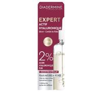 Diadermine - Siero Rughe Expert - Attivo Ialuronico - Booster di Eclat - Ripolpa e Liscia - Attenua le Macchie - Cura del Viso - Pelle Matura e Secca - Flacone da 30 ml