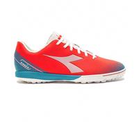 Diadora PICHICHI 6 TFR, Scarpe da Calcio Uomo, Fluo Red/Vapor Blue/Tile Blue, 40 EU