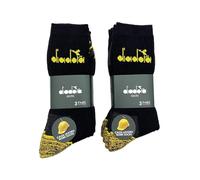 Diadora - 6 PAIA Calze da lavoro in spugna punta e tallone rinforzati UNISEX metà gamba - extra comfort NUOVO MODELLO (39-42, Gold)