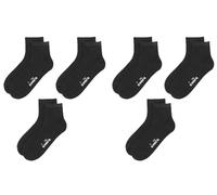 Diadora 6 PAIA CALZINI QUARTER IN MISTO COTONE ELASTICIZZATO, UNISEX UOMO DONNA, TAGLIE DALLA 35 ALLA 46, NERO E BIANCO (IT, Numero, 43, 46, Regular, Regular, 6 PAIA NERO)