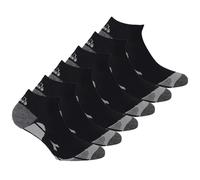 Diadora 6 paia Calzini tecnici Multisport, fantasmini alla caviglia unisex, palestra running corsa. (IT, Numero, 35, 38, Regular, Corto, 6 PAIA NERO)