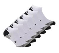Diadora 6 paia Calzini tecnici Multisport, fantasmini alla caviglia unisex, palestra running corsa. (IT, Numero, 35, 38, Regular, Corto, 6 PAIA BIANCO)