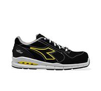Diadora Run Net Airbox Low S3 SRC, Scarpe da Ginnastica Uomo, Black, 35 EU
