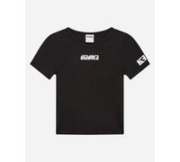 Diadora Athletic Logo W - T-shirt - Donna - Nero L