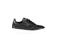 Diadora Black Leather Women Sneaker - EU36.5/US6.5