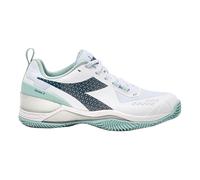 Diadora Blushield Torneo 2 Scarpa Per Terra Rossa Donna in bianco, Taglia: 38