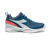 Diadora Blushield Torneo 2 Scarpa Per Tutte Le Superfici Donna in petrolio, Taglia: 38.5