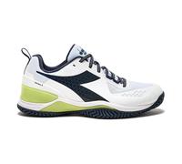Diadora Blushield Torneo 2 Scarpa Per Tutte Le Superfici Uomini-Bianco,Lime in bianco