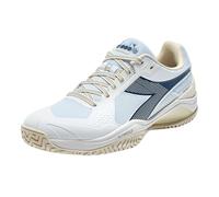 Diadora Blushield Torneo 3 All Ground Scarpe da tennis da uomo, Bianco/Ensign, 46 EU