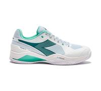 Diadora Blushield Torneo 3 Scarpa per terra rossa Uomini - bianco, color petrolio