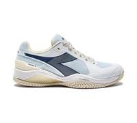 Diadora Blushield Torneo 3 Scarpa Per Tutte Le Superfici Uomini-Bianco,Blu in bianco