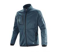 Diadora Bonded Jacket Cross Giacca, Moroccan Blue Melange, M Uomo