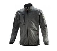 Diadora Bonded Jacket Cross Giacca, Steel Gray Melange, M Uomo