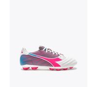 Diadora Brasil Elite Veloce GR LPU Bianco/Rosa Fluo/Azzurro Ciano da Uomo 46 Rosa
