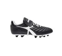 Diadora Brasil OG LT T MDPU - Scarpe da calcio da uomo in pelle pieno fiore ultra morbida, resistente all'acqua, suola solida, soletta rimovibile, Nero/Bianco, 42.5 EU