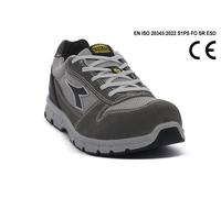 Diadora Utility Run Tex Low S1PS, scarpe di sicurezza unisex 43 EU female Grigio/Grigio Chiaro