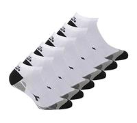 Diadora Calzini sportivi unisex, confezione da 6 pezzi, con logo, modello, bianco, 35-38