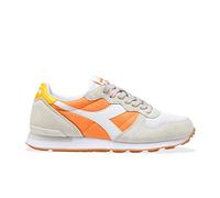 Diadora Camaro, Sneaker Unisex - Adulto, White Zinnia Lemon Chrome, 38 EU