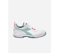 Scarpe da tennis da donna Diadora S.Challenge 5 Sl Clay - white/surf spray/legion blue 38,5