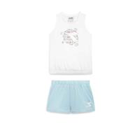Diadora Completino Smanicato Puzzles Girl Completini Bianco 10 Anni