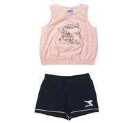 Diadora Completino Smanicato Puzzles Girl Completini Rosa 12 Anni