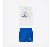 Diadora Completino Smanicato Riddle Boy Completini Bianco 12 Anni