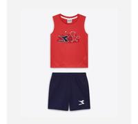 Diadora Completino Smanicato Riddle Boy Completini Rosso 14 Anni