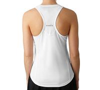 Diadora Court Canotta da Donna, Colore Bianco, Grigio Chiaro, M