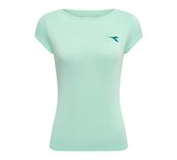 Diadora Court Maglietta Donna - verde, Taglia: L