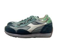 Diadora Scarpe Heritage Equipe H Dirty Stone Wash Evo Sneaker Unisex Slate Gray Verde (41)