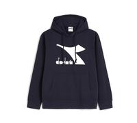 Diadora Felpa Cappuccio Garzata Uomo Ragazzo Sportiva Ginnastica Cotone Runni...