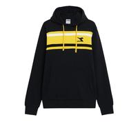 Diadora Felpa con Cappuccio Slam Cotone Nero