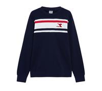 Diadora Felpa Crew Slam Cotone Blu