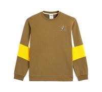 Diadora Felpa Garzata Uomo Ragazzo Sportiva Girocollo Ginnastica Cotone Crew ...
