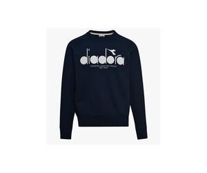 Diadora Felpa Palestra Girocollo 5 Palle Blu Uomo S