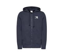 Diadora Felpa Zip Intera Cappuccio Uomo Ragazzo Garzata Cotone Ginnastica Spo...