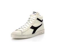 Diadora Game L High Waxed, Sneaker Unisex - Adulto, Bianco White Black B, 41 EU