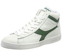 Diadora Game L High Waxed, Sneaker Unisex - Adulto, Bianco Verde, 43 EU