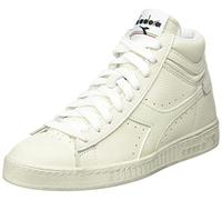 Diadora Game L High Waxed, Sneaker Unisex - Adulto, Bianco White White White, 45 EU