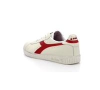 Diadora Game L Low Waxed, Sneaker Unisex - Adulto, White Red Pepper, 37 EU