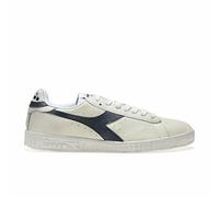 Diadora Game L Low Waxed, Scarpe Low-Top Unisex - Adulto, Bianco (Bianco/Blu Mar
