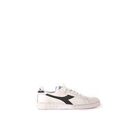 Diadora Game L Low Waxed, Sneaker Unisex - Adulto, White Black Bw, 46 EU