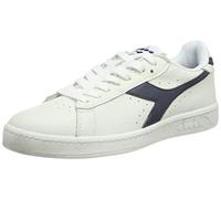 Diadora Game L Low Waxed, Sneaker Unisex - Adulto, White Blue, 36 EU