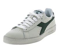 Diadora Game L Low Waxed, Sneaker Unisex - Adulto, White Green, 36.5 EU