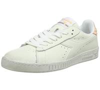 Diadora Game L Low Waxed, Sneaker Unisex - Adulto, White Pale Peach, 36 EU