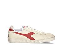 Diadora Game L Low Waxed, Sneaker Unisex - Adulto, White Red, 40 EU