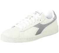 Diadora Game L Low Waxed Suede Pop, Scarpe da Ginnastica Unisex-Adulto, White/Ultimate Gray, 42 EU