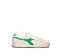 DIADORA GAME LOW JERSEY WAXED Sneaker uomo bianca in pelle 41