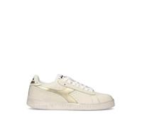 DIADORA GAME LOW WAXED Sneaker donna panna/oro in pelle 36